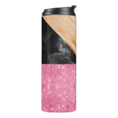 Gouden Glam Glitters Thermosbeker (Gedraaid links)
