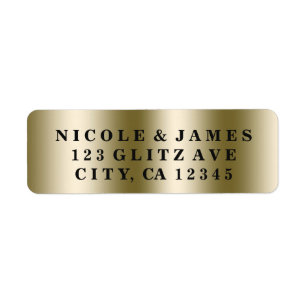 Gouden Glam Goud Elegante Glamour Chic Label