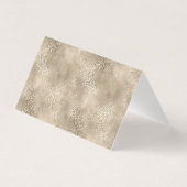 Gouden Glam Leopard Print Dank u Kaart (Achterkant)