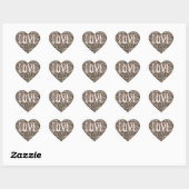 Gouden Glam Luipaard Print Roze Liefde Hart Sticker (Vel)