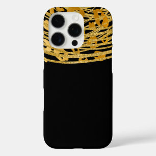 Gouden Glam Luipaardprint Exotische Dierenprint iPhone 16 Pro Hoesje