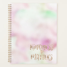 Gouden Glam Mint Roze Tie Dye Vriendelijkheid Is B Planner