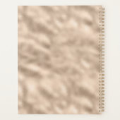 Gouden Glam Mint Roze Tie Dye Vriendelijkheid Is B Planner (Achterkant)
