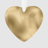 Gouden Glam Ribbon en Boog Kerstmis Ornament (achterkant)
