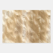 Gouden Glam Snake Skin Inpakpapier Vel (Voorkant)