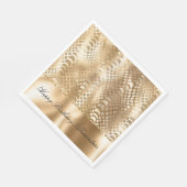 Gouden Glam Snake Skin Servet (Hoek)
