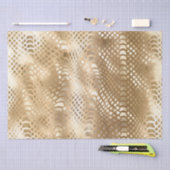 Gouden Glam Snake Skin Tissuepapier (Craft)