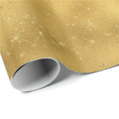 Gouden Glam Sparkles Cadeaupapier (Rol Hoek)