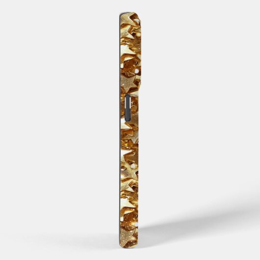 Gouden Glam Stars Confetti Case-Mate iPhone Case (Achterkant / Rechts)