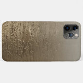 Gouden Glam Vergulde Borstel Moderne Elegantie Case-Mate iPhone Case (Achterkant (horizontaal))