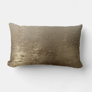 Gouden Glam Vergulde Borstel Moderne Elegantie Kussen