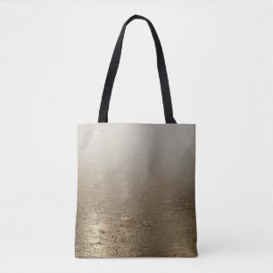 Gouden Glam Vergulde Borstel Moderne Elegantie Tote Bag