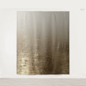 Gouden Glam Vergulde Borstel Moderne Elegantie Wandkleed (Voorkant)