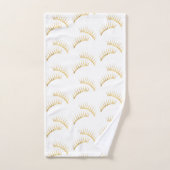Gouden Glam Wimpers Bad Handdoek (Handdoek)