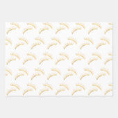 Gouden Glam Wimpers Inpakpapier Vel (Voorkant 2)