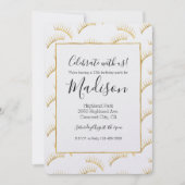 Gouden Glam Wimpers Kaart (Voorkant)