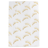 Gouden Glam Wimpers Medium Cadeauzakje (Voorkant)