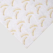 Gouden Glam Wimpers Tissuepapier (Detail)