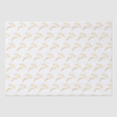 Gouden Glam Wimpers Tissuepapier (Voorkant)