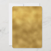 Gouden Glam Wimpers Verjaardag Kaart (Achterkant)