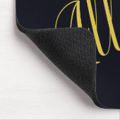 Gouden glamour gepersonaliseerd muismat (Hoek)