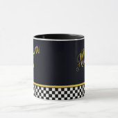 Gouden glamour gepersonaliseerde mok (Midden)