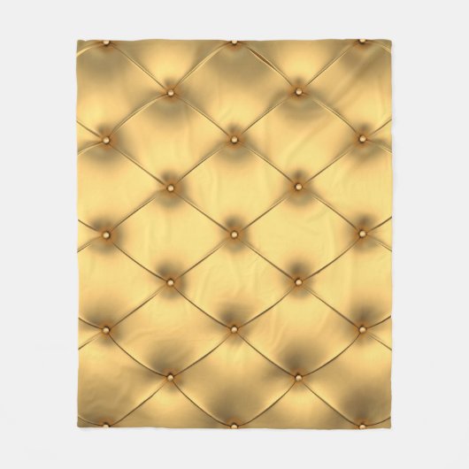 Gouden Glamour: Luxe interieur. Fleece Deken (Voorkant)