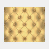Gouden Glamour: Luxe interieur. Fleece Deken (Voorkant (Horizontaal))