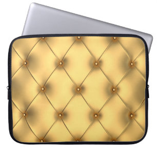 Gouden Glamour: Luxe interieur. Laptop Sleeve