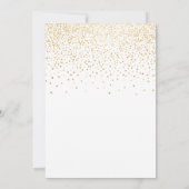 gouden glans afstuderen aankondiging (Achterkant)