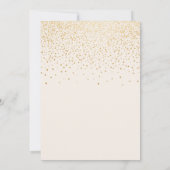 gouden glans afstuderen aankondiging (Achterkant)