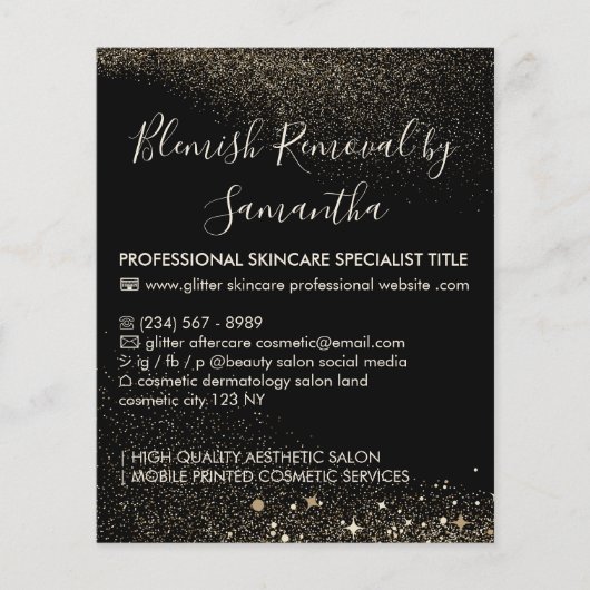 Gouden glans oneffenheden verwijderen nazorg Budge Flyer (Voorkant)