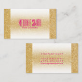 Gouden glans | Vervagen Visitekaartje (Voorkant / Achterkant)
