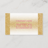 Gouden glans | Vervagen Visitekaartje (Achterkant)