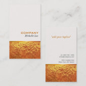 Gouden glans visitekaartje (Voorkant / Achterkant)
