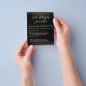 Gouden Glans Wimperlift Tint nazorg Budget Flyer (Hand)
