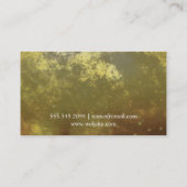 Gouden glansstructuur visitekaartje (Achterkant)