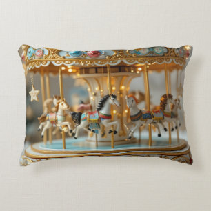 gouden glanzende carrousel accent kussen