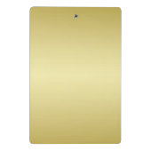 Gouden glanzende kerststerren, poten op goud & zwa mini klembord (Achterkant)