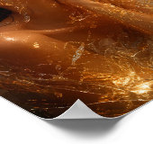 Gouden Glas Sereniteit Muur Decoratie Poster (Hoek)
