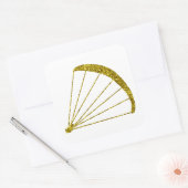 Gouden Gleitschirm Sticker (Envelop)