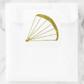 Gouden Gleitschirm Sticker (Tas)