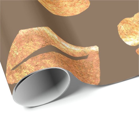 Gouden glimlach Wrapping Papier (Rol Hoek)