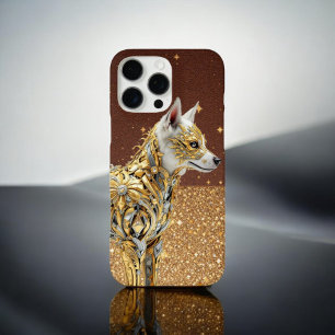 Gouden Glimmer Vos  iPhone 16 Pro Max Hoesje