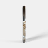 gouden glinsterende diamanten ring iPhone hoesje (Rechterkant)