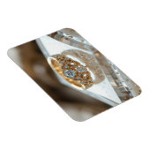 gouden glinsterende diamanten ring magneet (Rechterzijde)