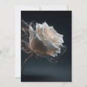 Gouden glinsterende Fifty and Fabulous galajurk Kaart (Achterkant)