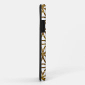 Gouden glinsterende glinsterende levensbloem Case-Mate iPhone case (Achterkant/rechts)