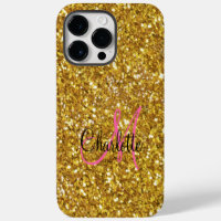 Gouden glinsterende glitter gemerkt