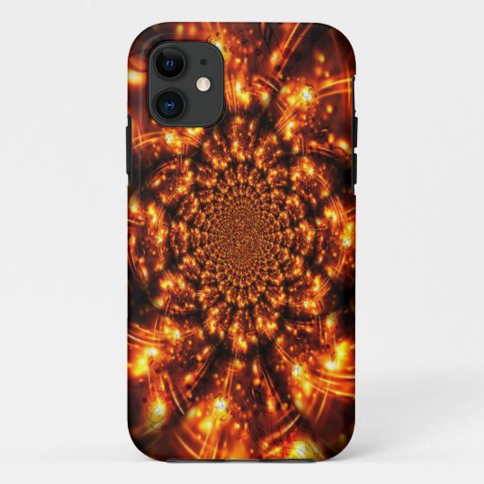 Gouden glinsterende lichten Case-Mate iPhone case (Achterkant)